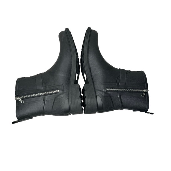 rag & bone Moto Rain Boots Black Women’s 41 US 11 - Picture 6 of 13